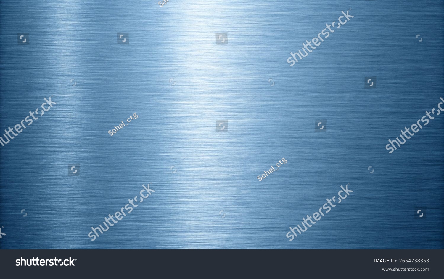 Gebürsteter Stahl Blau