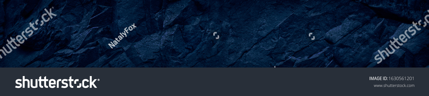 Abstrakter Tiefblau-Stein-Hintergrund mit Felsstruktur