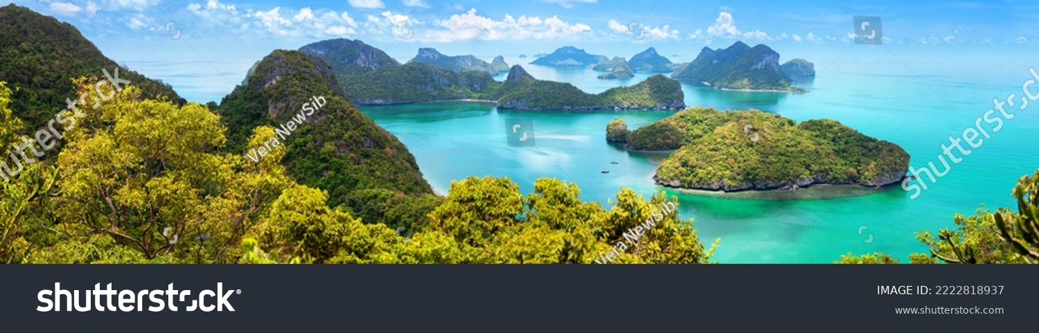 Inselwelt im Ang Thong National Marine Park Thailand