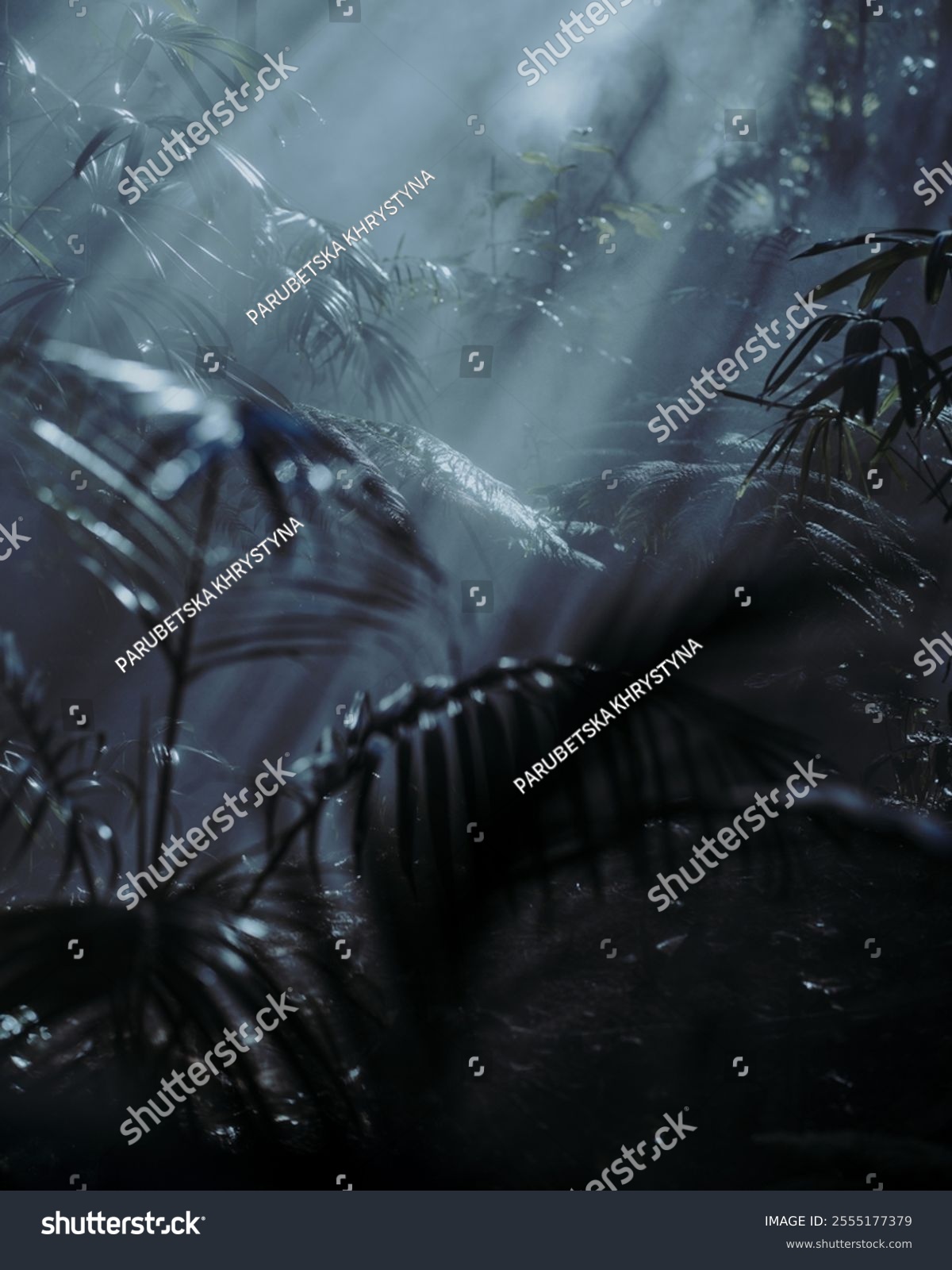 Stimmungsvolles Lichtspiel im Park