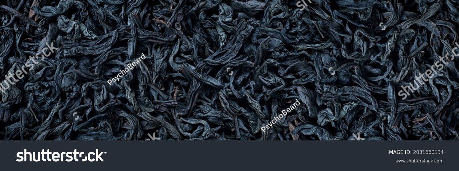 Schwarzer Tee getrocknet