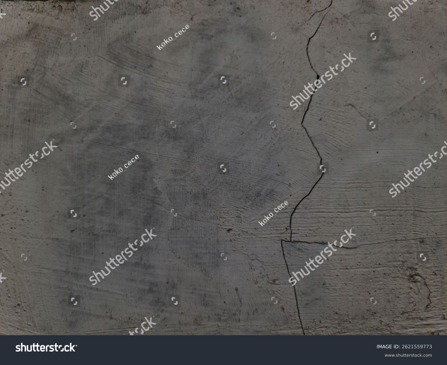 Offwhite Putz mit feinen Risslinien