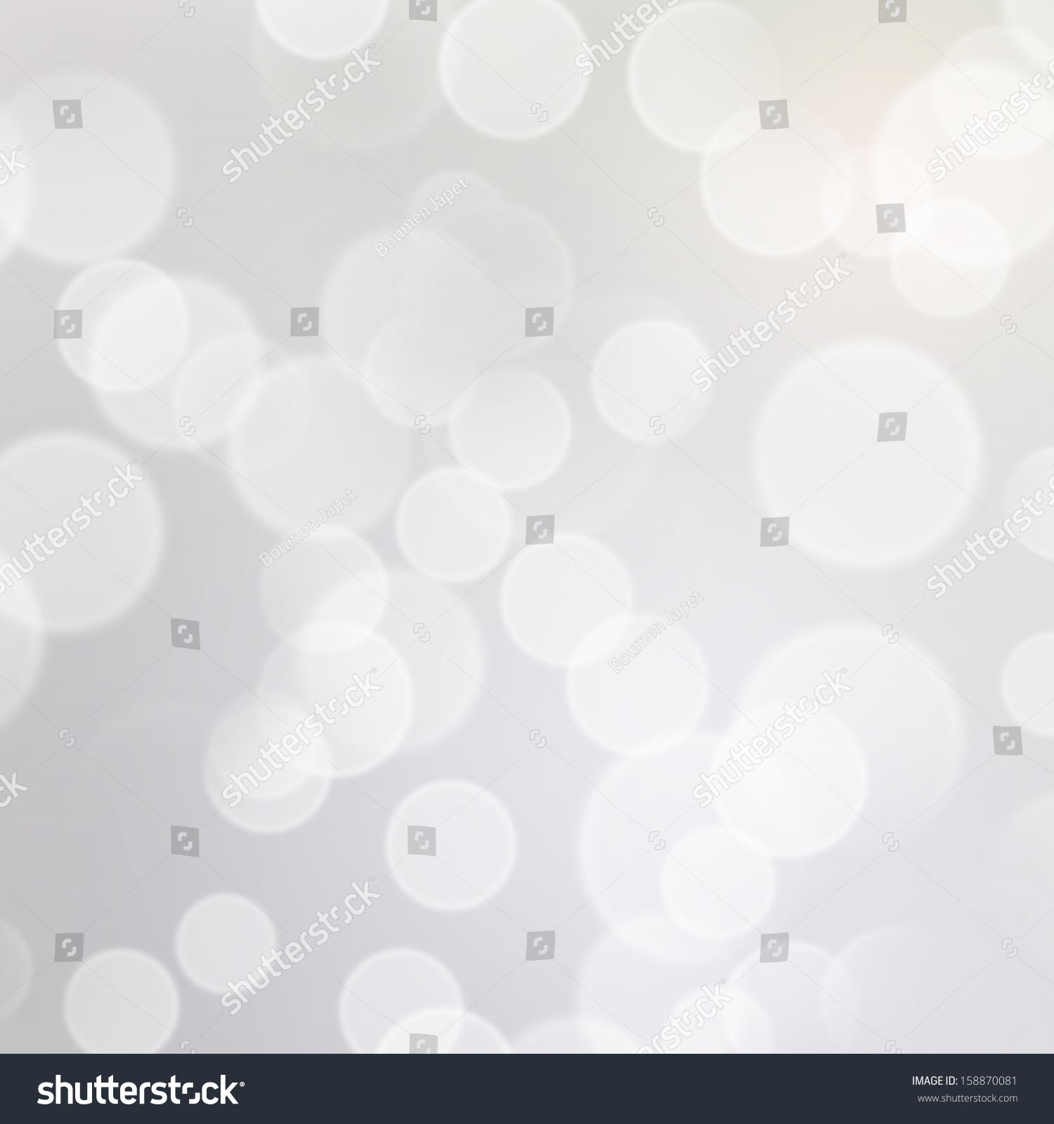 Lichter auf grauem Hintergrund – weiche Bokeh-Punkte