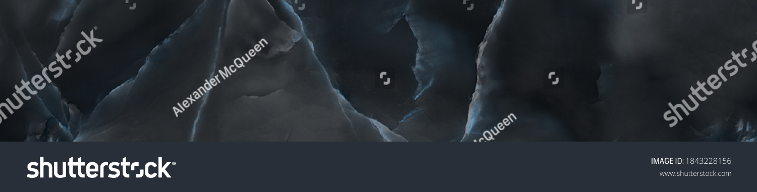 Schwarzer Marmor Blaue Adern A