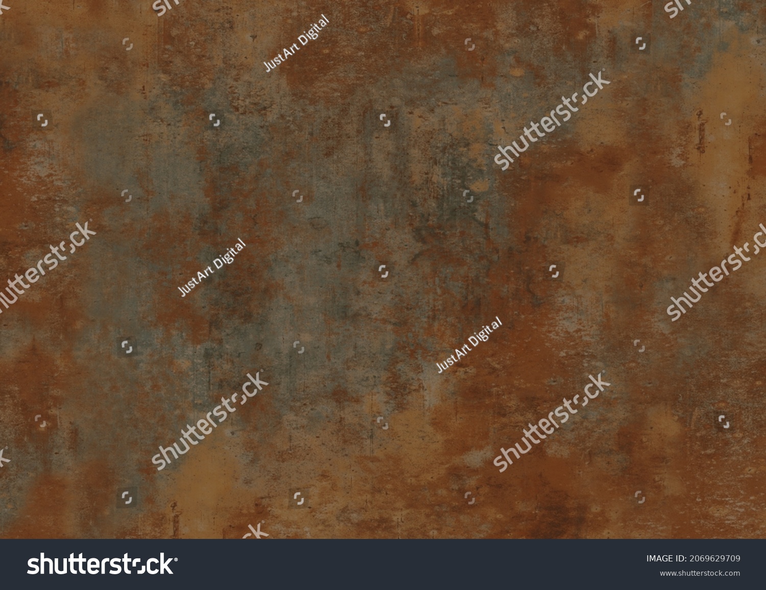 Rostige Grunge-Struktur mit marmorierter Anmutung