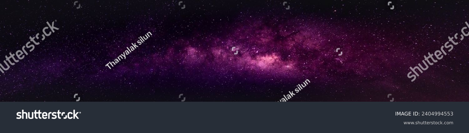 Milchstraße im Nachthimmel, Langzeitbelichtung