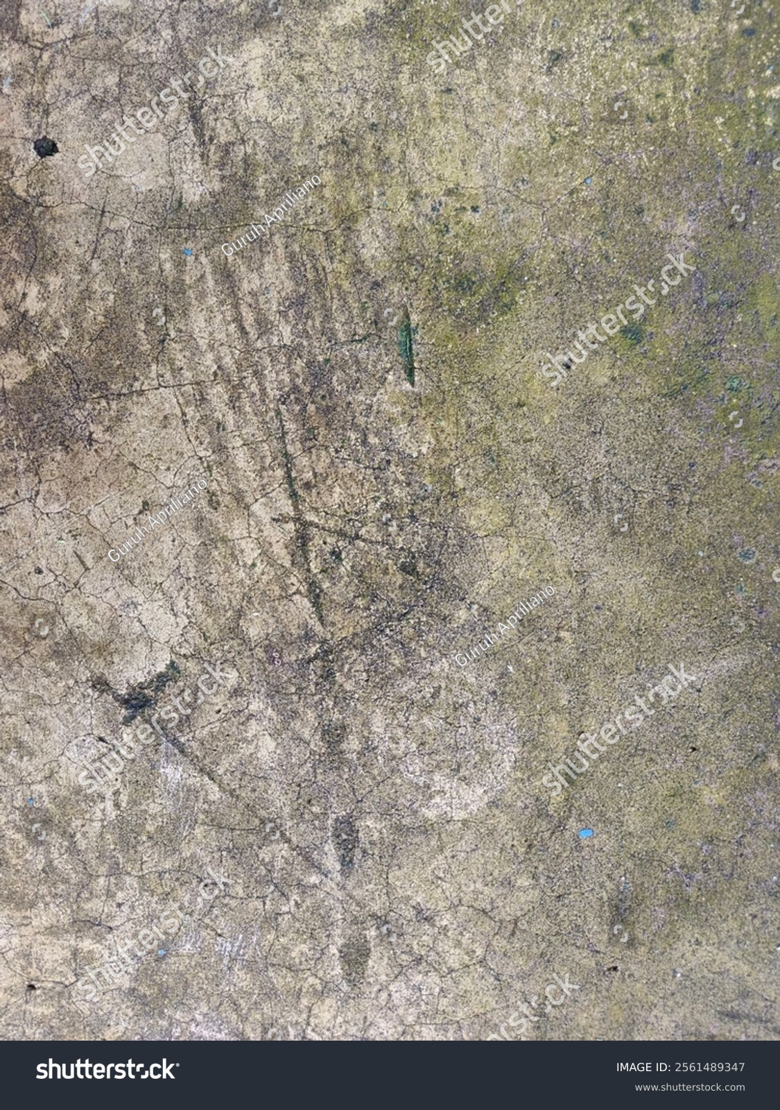 Vintage-Wand mit authentischer Patina