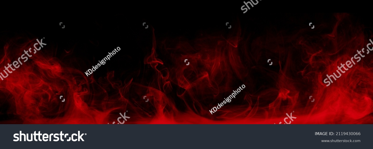 Abstrakter roter Nebel auf schwarzem Hintergrund