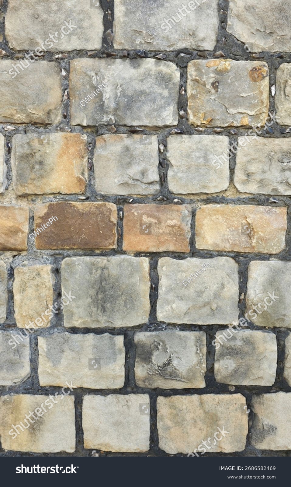 Steinwand-Textur als Tapetenoptik