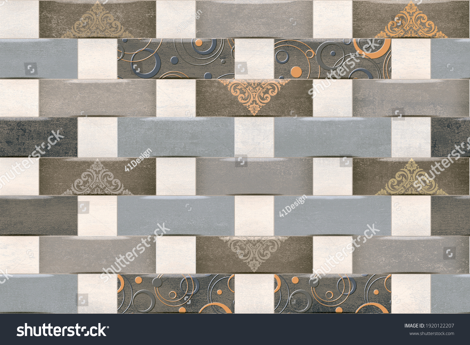 Keramik-Fliesendesign für Bad und Interior