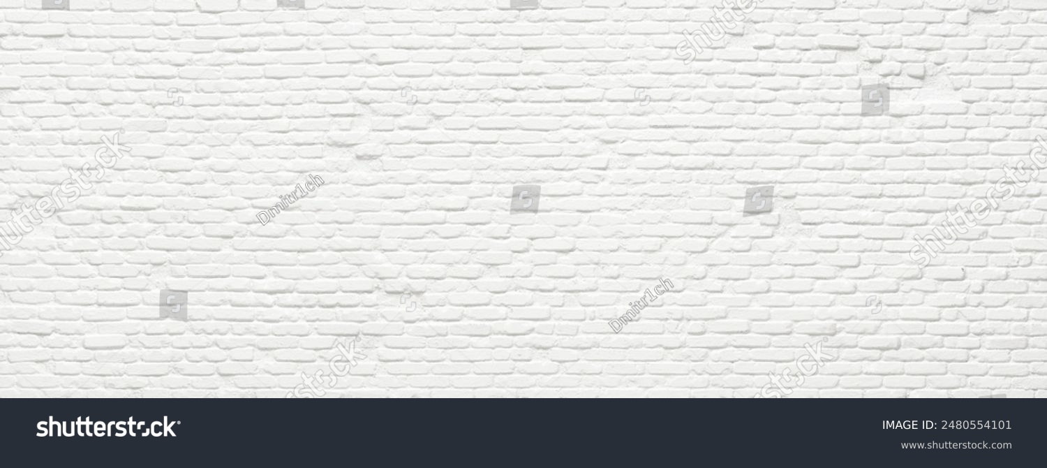 Weiße Backsteinwand & Betonoptik