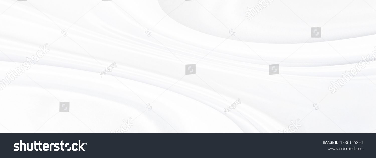 Weiße bis silbergraue Satintextur – weicher Faltenwurf