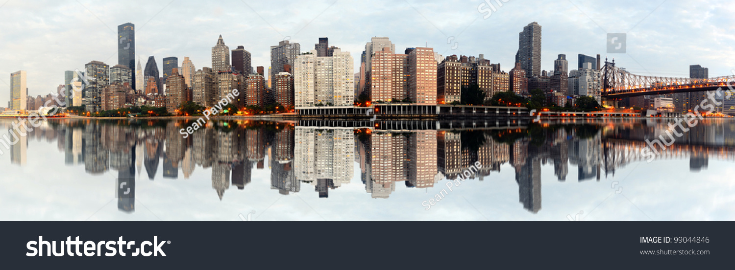 New York Weitwinkel Panorama